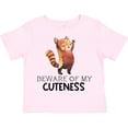 thumbnail image 3 of Inktastic Beware of My Cuteness Cute Red Panda Boys or Girls Toddler T-Shirt, 3 of 5