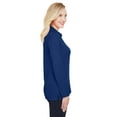 thumbnail image 4 of Devon & Jones CrownLux Performanceâ„¢ Ladies' Plaited Long Sleeve Polo - DG20LW, 4 of 4