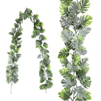 Konghyp Artificial Green Vines Nordic Home Fireplace Decoration, Christmas Thanksgiving Decor Pendant, Realistic Faux Foliage, Versatile Wall Hanging, Scandinavian-Inspired Garland