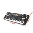 thumbnail image 2 of Teclado musical, piano digital eléctrico de 61 teclas con micrófono para niños, 2 of 3