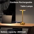 thumbnail image 5 of Vueeze Ecolume Table Lamp, Vueeze Table Lamp, Cordless Table Lamp Rechargeable, Cordless Lamp for Kitchen Counter, Portable Outdoor Dining Table Light, Vianys Ecolume (Silver), 5 of 5