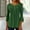 1# Green cheap stuff under 5 dollars, variant on Dyegold 3/4 Length Sleeve Pleated Tops For Women Fall Fashion 2023 Button Up V Neck Dressy Casual Tunic Shirts Loose Blouse