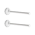thumbnail image 2 of PEONAVET 2pc Clothes Hangers Plastic Hanger for Storage Balcony Bathroom Sorting Non Punching Wall Hanging Telescopic Hook Clothes Hanger Storage Rack, 2 of 6