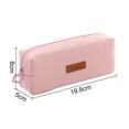 thumbnail image 2 of Stationery creative simple square pencil pencil case student solid cotton hemp pencil case, 2 of 6