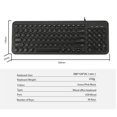 thumbnail image 4 of con cable, Mini USB con cable lindo silencioso - Escritura suave, Funciona con y PC, Computadora, Windows 10/8/7 Verde claro Sunnimix Teclado con cable, 4 of 8