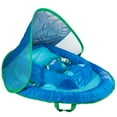 thumbnail image 1 of SwimWays Inflatable Infant Baby Spring Swimming Pool Float with Canopy, Blue, 1 of 2