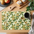 thumbnail image 2 of Summer Flowers Placemats Set of 12 Retro Watercolor Botanical Floral Leaf Place Mats Indoor Wipeable Table Mats Washable Cloth Dining Table Placemats for Kitchen Holiday Party Home Decor 13x19 Inch, 2 of 9