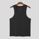 thumbnail image 3 of INCERUN Tops 2024 estilo americano para hombre, moda con textura, chalecos con cuello cuadrado hueco, camiseta sin mangas de color liso informal de verano para hombre S-5XL, 3 of 5