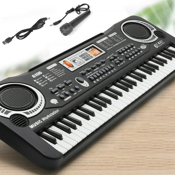 HOARBOEG Children's Toys Puzzle Toys Christmas Gifts 61 Keys Keyboard Piano Kid Keyboard Piano Kids Multifunction Music Educational Instrument Toy Keyboard Piano For 3 4 5 6 7 8 Girls And Boys