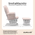 thumbnail image 4 of Storkcraft Hoop Glider and Ottoman, 4 of 11