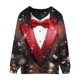 thumbnail image 4 of Sudaderas sin capucha para hombre, estilo casual, con estampado de moda, sudadera de manga larga, blusas de manga larga con cuello redondo, camisas, blusas para hombre, poliéster, 4 of 4