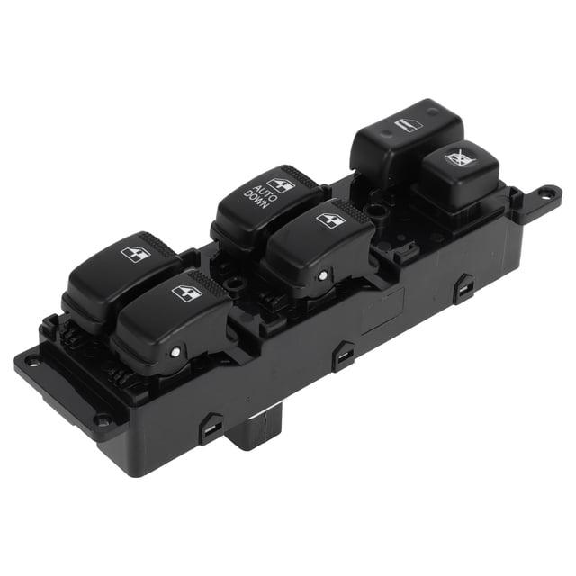 Interruptor de ventana eléctrica Unique Bargains No. 935701G110 para el lado del conductor delantero izquierdo para Kia Rio Hybrid 2006-2010 Negro