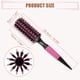 thumbnail image 3 of Cepillo de pelo redondo Unique Bargains Cepillos de pelo para mujeres con pines de nylon color rosa 10.04"x1.97", 3 of 7