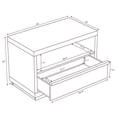 thumbnail image 3 of Navis Contemporary 32" Nightstand in Whitewashed Oak (1-Drawer), 3 of 8