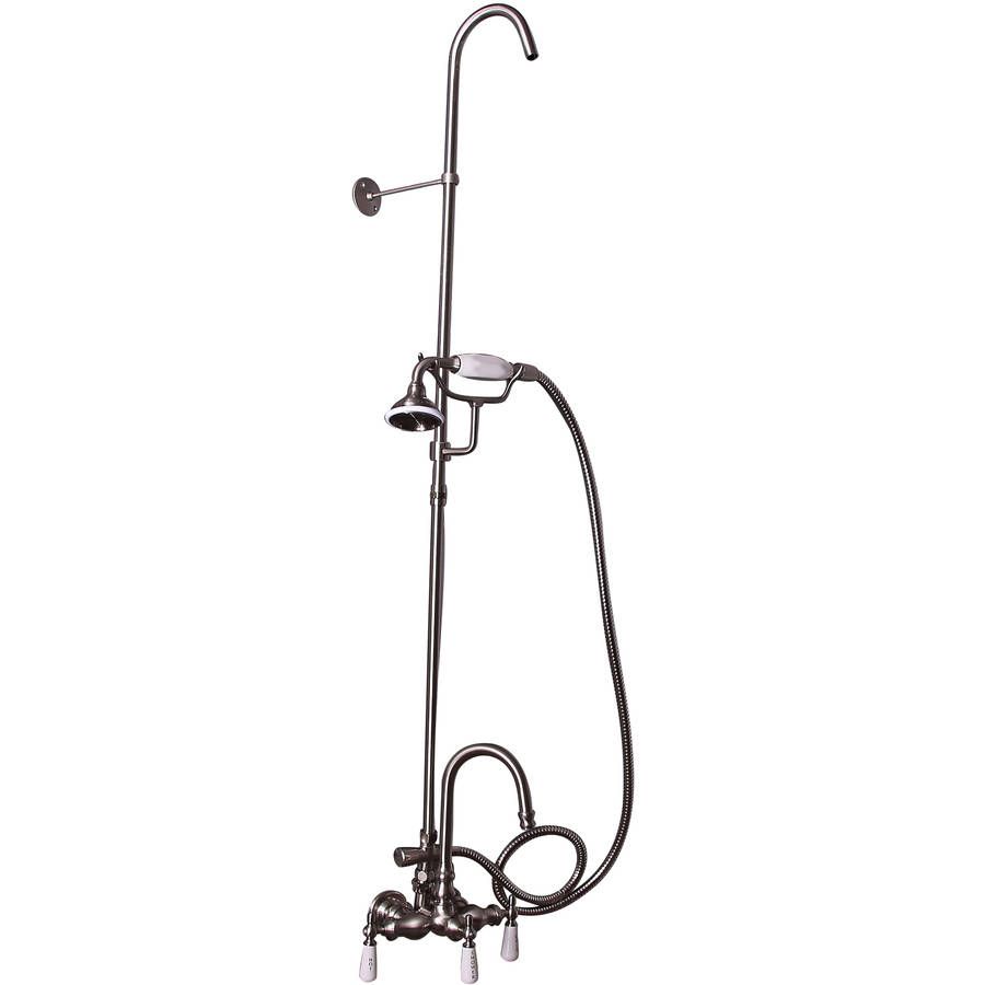 Decor Plumbing Gooseneck Tub/Shower Combo for Cast Iron Tub