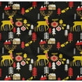 thumbnail image 4 of oneOone Cotton Poplin Twill Black Fabric Merry Christmas Diy Clothing Quilting Fabric Print Fabric By Yard 56 Inch Wide-SKW, 4 of 4