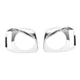 thumbnail image 1 of Zorion 2x Front Headlight Trim Covers High Performance Decoration Accessories Headlamp Silver, 1 of 9