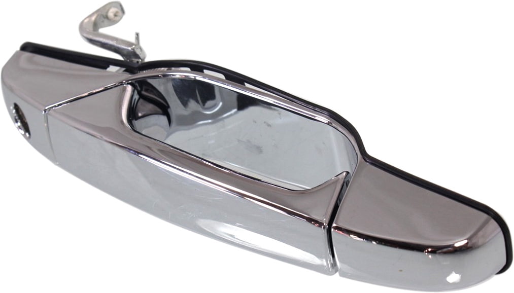 Replacement REPC462393 Exterior Door Handle Compatible with 2007-2014 Chevrolet Tahoe 2007-2013 GMC Sierra 1500 Front, Right Passenger Chrome