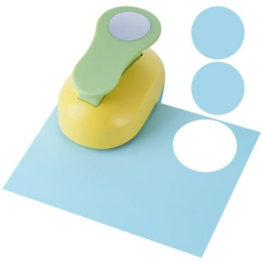 Circle Paper Punch, 2" Paper Hole Punch, Scrapbooking Circle Paper Punch, Spring-Action Lever Paper Punch Shape, Circle Punch for Paper Craft Card Making DIY Arts