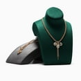 thumbnail image 5 of Mannequin Display Stand Necklace Bust Display Jewelry Display Necklace Chain Jewelry Bust Display Holder Stand for Home Bedroom, 5 of 8