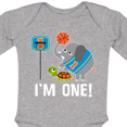 thumbnail image 4 of Inktastic Basketball 1st Birthday for One Year Old Boys Long Sleeve Baby Bodysuit, 4 of 5