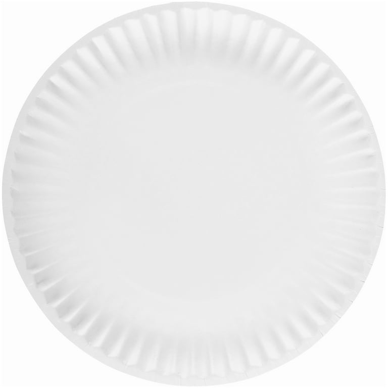Great Value 9 inch Coated Penny Plate, 70 ct, White