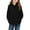 Black, variant on Ruyang Girls Fleece Pullover Sweatshirt Oversized Fuzzy Hoodies Kids Fall Winter Warm Plain Hooded Sweatshirts Pocket