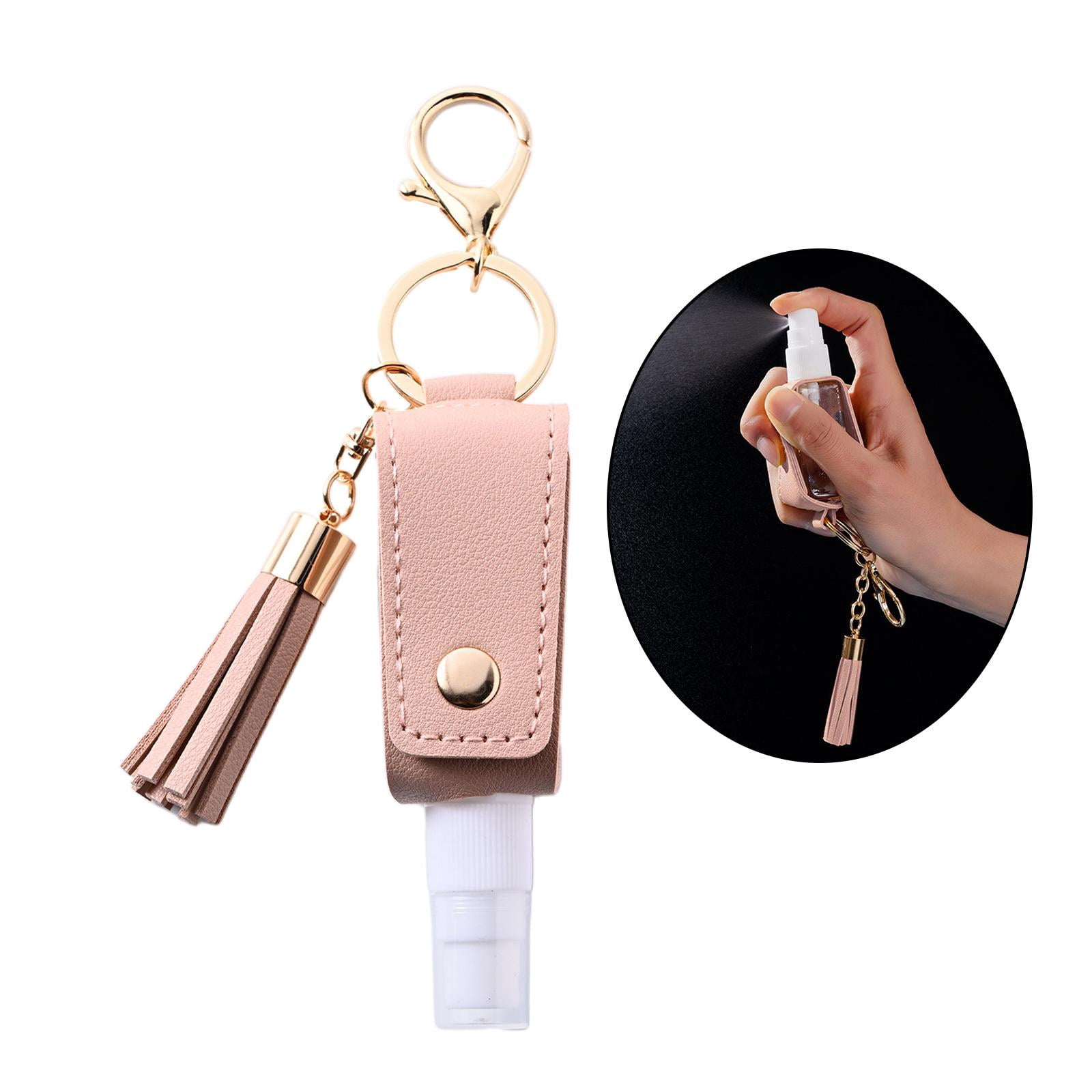 Gazechimp 6X 30ml Hand Washing Keychain Refillable Spray Bottle for Shampoo