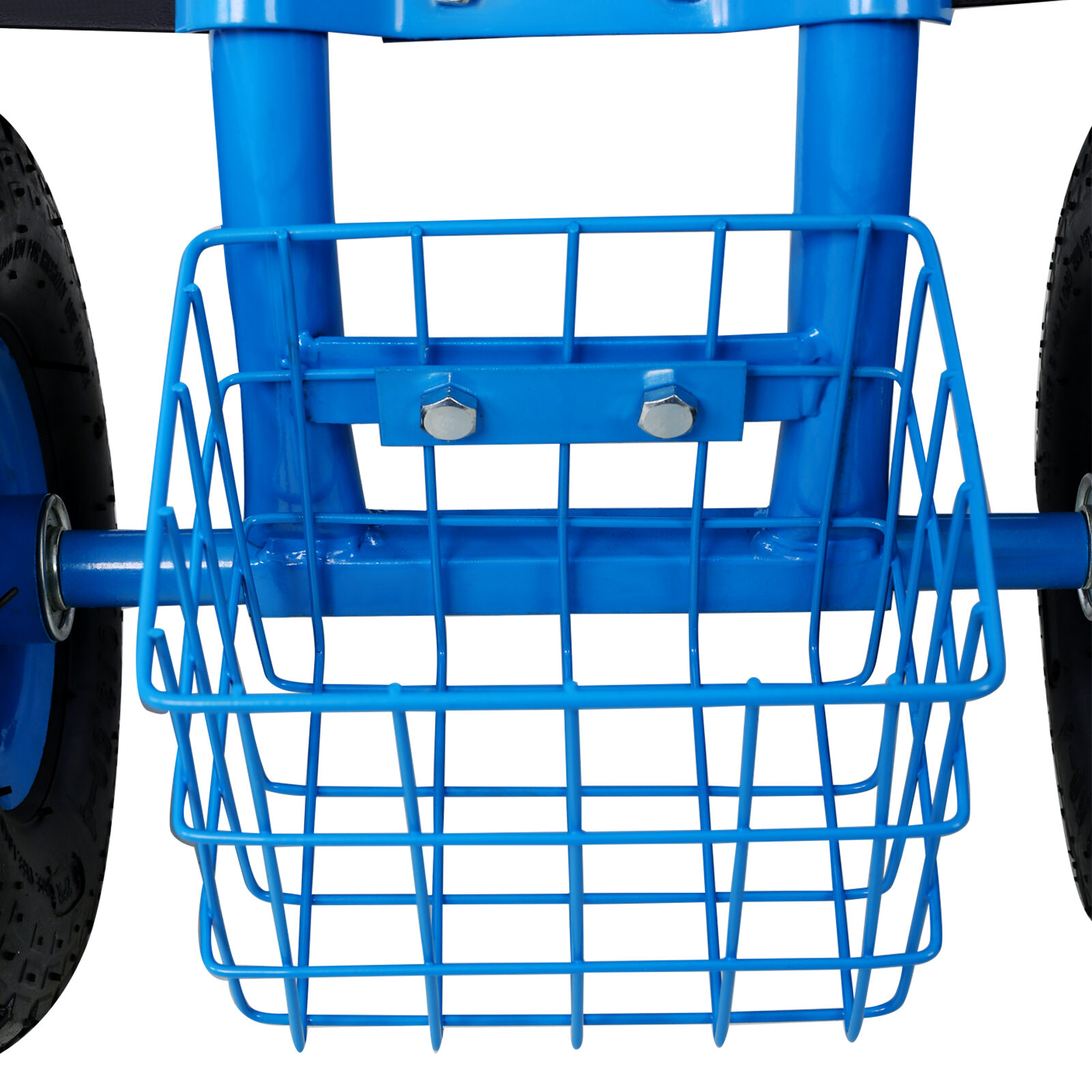 , Rolling Garden Scooter Garden Cart Seat with Wheels and Tool Tray, 360 Swivel Seat,Blue, Blue ,Steel ,