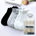 thumbnail image 6 of Sookeceks 6 Pairs Ankle Socks for Women Breathable Cotton Socks Anti Slip Low Cut Soft Casual Socks, 6 of 7