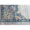 thumbnail image 2 of Ladole Rugs Traditional Indoor Area Rug - Geode Antique Style 3x5 Room Decor Soft Carpet for Living Room, Bedroom, and Office - Turquoise Grey, 4x6 (3'11" x 5'7", 120cm x 170cm), 2 of 4