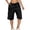 Black, variant on WAYUTE Womens Shorts High Waist Elastic Comfortable Soft Trendy Solid Color Work School Bottoms Versatile for Summer Daily Wear
