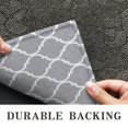 thumbnail image 6 of Gray Geometric Quatrefoil Pattern Door Rugs,Washable Non Slip Door Mats Indoor,Decorative Door Mats,Entry Mat Indoor for Entrance,Bedroom,Kitchen,Bathroom,17"x30", 6 of 6