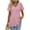 Pink^, variant on Jjayotai Womens Plus-Size Tunics, Short Sleeve Tops, V Neck Eyelet Shirts, Summer Outfits for Women, Women's Going Out Blouses Hot Pink^ S