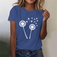 thumbnail image 2 of Kaemgyyd T-Shirt Grande Taille pour Femmes, Mignon, à Imprimé Graphique, Col Rond, Doux, Léger, Manches Courtes, 2 of 4