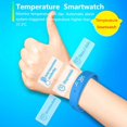 thumbnail image 7 of LED Digital Smart Bracelet With Body Temperature Measurement,Time/Date,Vibration Alarm Clock,USB Charged, 7 of 7