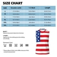 thumbnail image 4 of Kdxio America Flags3 for Men's Muscle T-shirt,Sleeveless for Workout Running Athletic Gym Lounge Casual, 4 of 5