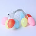 thumbnail image 4 of Easter Pastel Lights, 10 LED Light Easter Eggs, gg Decoration Lights, 1.65M Indoor Outdoor Easter String Lights for Home Bedroom Patio Window Wedding Decor, Clear Wire, 4 of 5