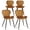 Brown, variant on Dining Chairs Set of 4, Mid Century Modern Kitchen Chairs W/ Metal Legs, Velvet Upholstered Accent Dinning Room Chairs for Kitchen, Bedroom, Living Room(Green)