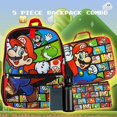 thumbnail image 5 of Mochila Nintendo Super Mario, juego de 5 piezas con lonchera de 16 pulgadas, 5 of 5