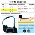 thumbnail image 3 of Arm Sling, Lightweight Breathable Medical Sling with Adjustable Shoulder Strap, Shoulder Mesh Immobilizer Slings for Elbow Injury Torn Rotator Cuff Wrist Injury, Surgery, Right or Left, Women or Men, 3 of 9