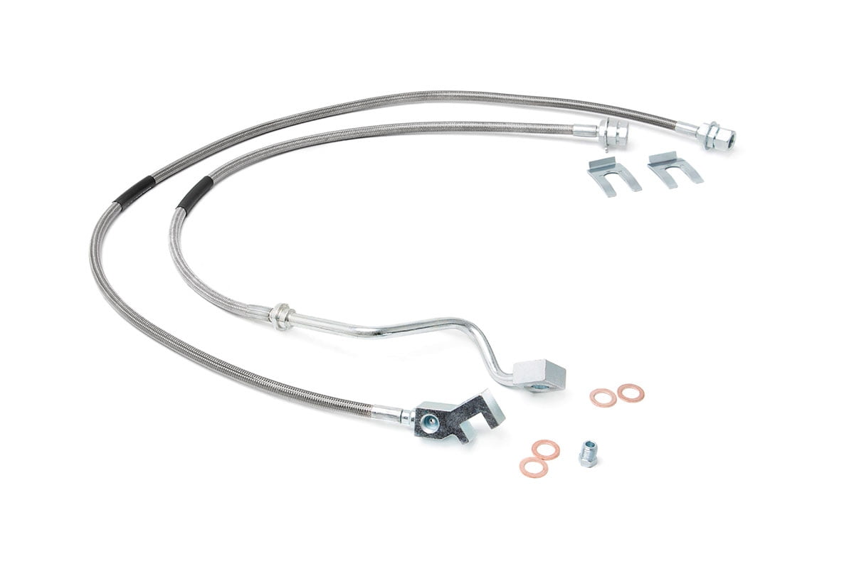 Rough Country Extended Stainless Brake Lines fits 19992004 Super Duty