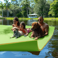 thumbnail image 7 of Myfurnideal Floating Water Mat, 20x6ft  Extra Large Lily Pad for Water Recreation and Relaxing, 3-Layer Tear-Resistant XPE Foam Floating Pad for Beach, Lake, Pool, 7 of 7