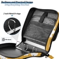 thumbnail image 4 of FORMRS Zipper Binder with Shoulder Strap 2-inch Ring 500 Sheet Capacity File Bag, White Flowers, 4 of 5