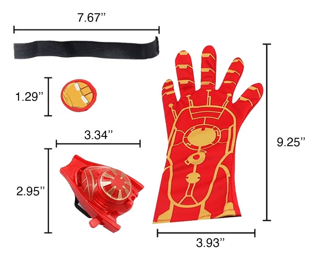 Red Spider The Season Toys Kids Superhero Magic Gloves with Wrist Ejection Launcher