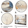 thumbnail image 3 of Designart "Urban Odyssey in Collages II" Oversized Abstract Wall Art - Modern Yellow Abstract Collages Hallway Wall Art Decor, 3 of 4