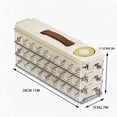 thumbnail image 6 of Deviled Egg Containers with Lid, Stackable Clear Plastic Portable Storage Box, Fridge Safe Food Storage Container, 12.2 X 4.8 X 7.08 Inches, 6 of 6
