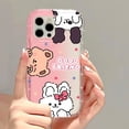 thumbnail image 2 of Funda de silicona transparente con dibujos animados para Iphone, carcasa bonita para Iphone 13, 11, 14, 12 Pro Max, XR, 7, 8 Plus, X, Xs, SE, 6s, 14Pro Max qiuyongming unisex, 2 of 2