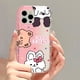thumbnail image 2 of Funda de silicona transparente con dibujos animados para Iphone, carcasa bonita para Iphone 13, 11, 14, 12 Pro Max, XR, 7, 8 Plus, X, Xs, SE, 6s, 14Pro Max qiuyongming unisex, 2 of 2