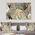 thumbnail image 2 of Designart Pierre d'or peinte Art mural sur toile, 2 of 2